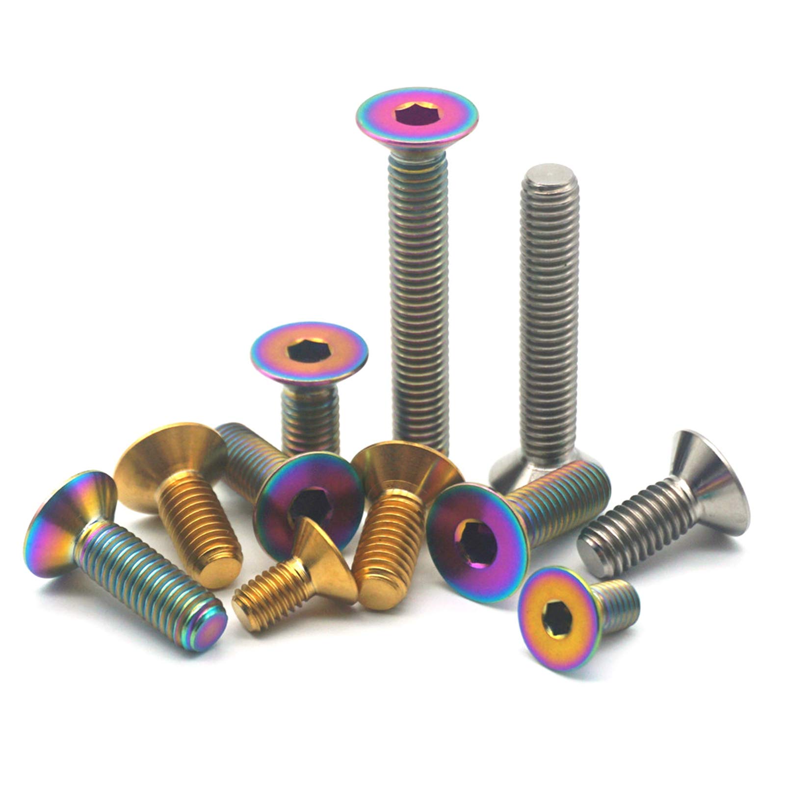 M3 M4 Titanium Bolts – Countersunk Hex Allen Head Screws & Fasteners, Lightweight & Strong