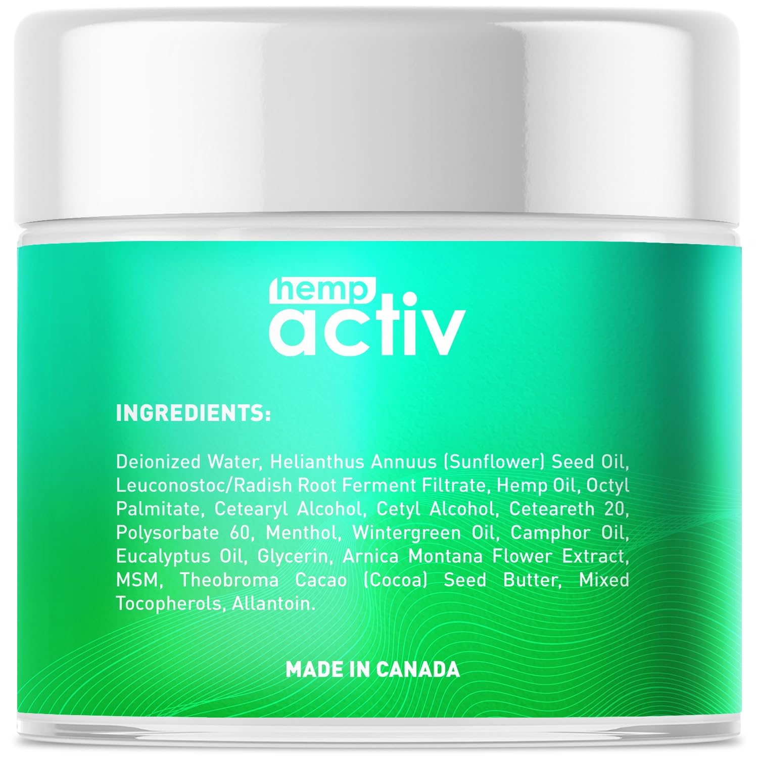 Amazon.com: HEMPACTIV Cooling Hemp Cream – Menthol, MSM & Arnica