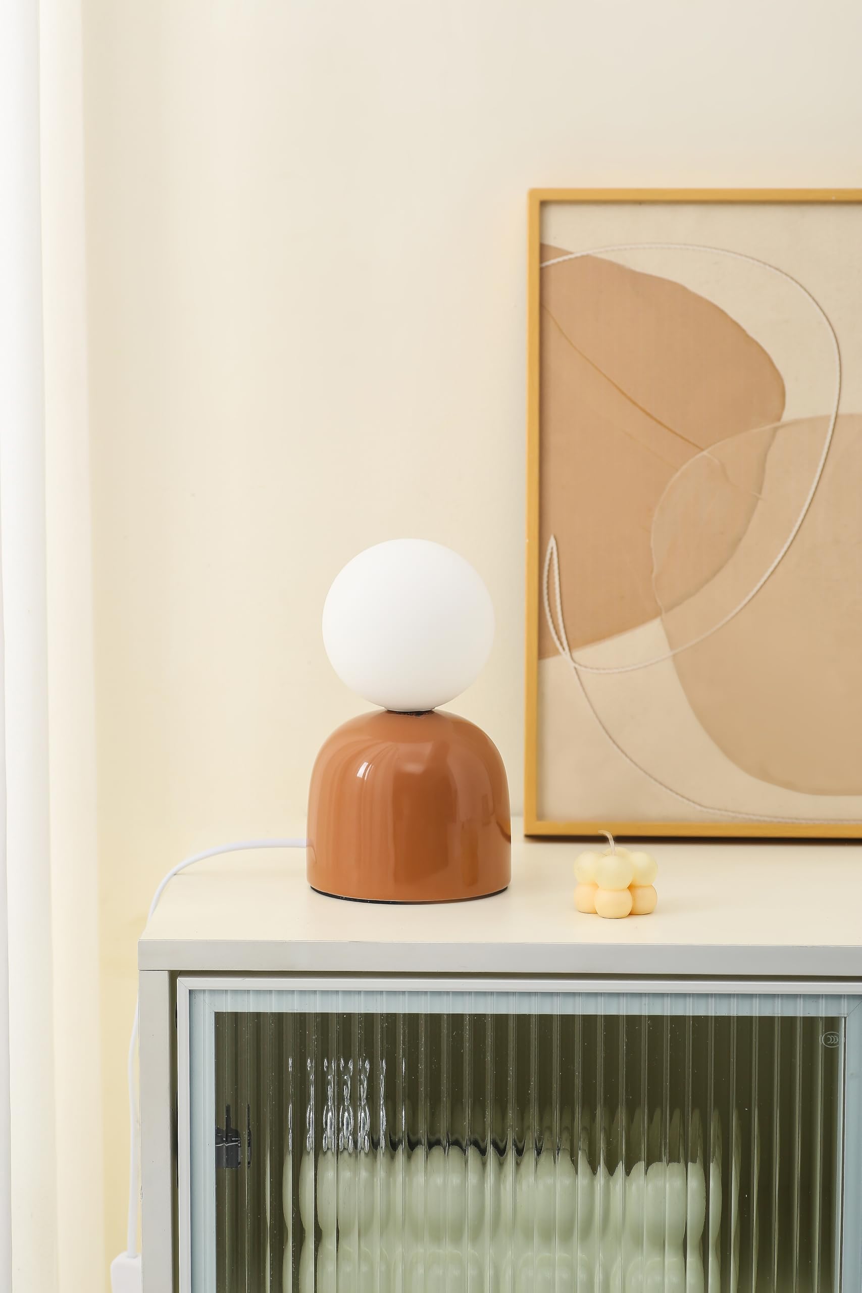 K Living  Brown Manila Ceramic Table Lamp, Sports Direct
