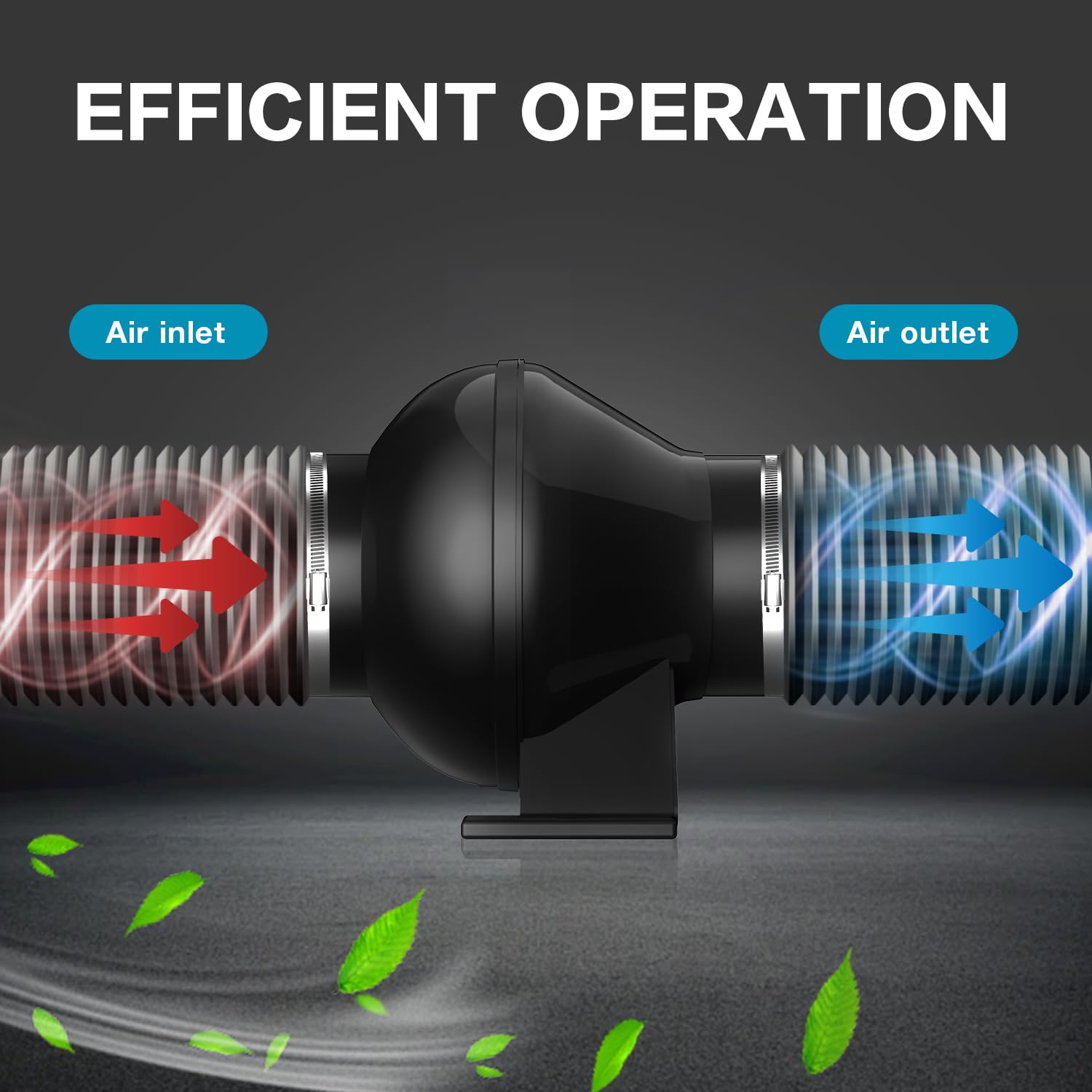 Ventola Aspirante 100mm Brogachy | 332 M&sup3;/h | Estrattore Aria Per Cantina, Bagno, Cucina