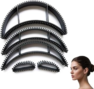 5pcs Bump It Hair Accessory Set - Includes Hair Bumps for Volume Insert, Bump It Up Headband, and Hair Volume Clips for Women-Great for Creating Volume with Bumpits for Hair