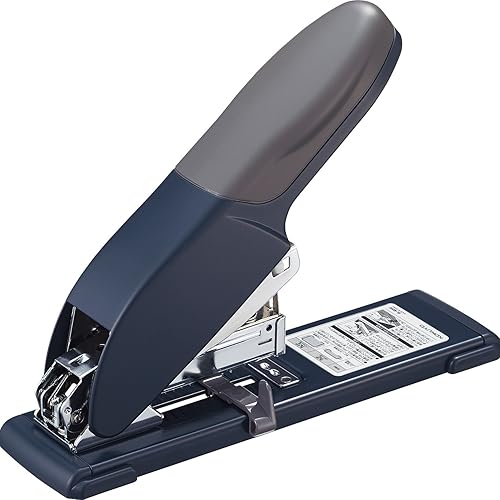 Kokuyo Latch Kiss Heavy Duty Stapler, up to 70 Sheets High Capacity, Alignment Guide, Durable Office Desk Staplers, Japan Import (SL-M200)