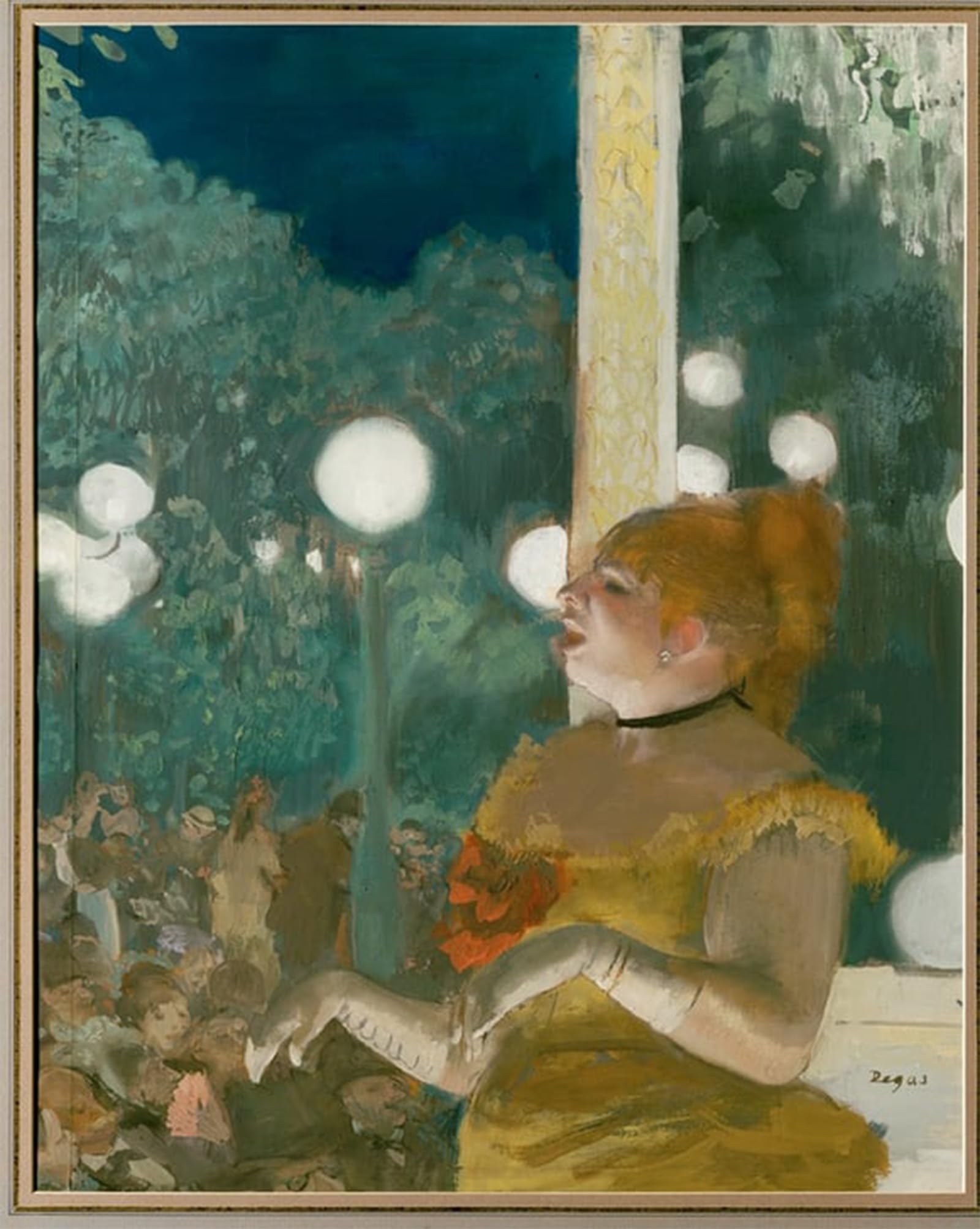 ARTXLXXBN Famous Prints Artwork Pictures Poster Painting Art the Dog by Edgar Degas Artwork Landscape Pictures for Home Decor 60x90cm