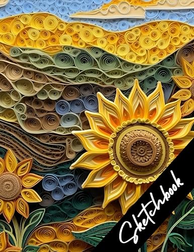 Sketchbook Drawing notebook I Large Unlined Journal I Sketching - Painting - Writing - and Doodling I Blank sketchbook