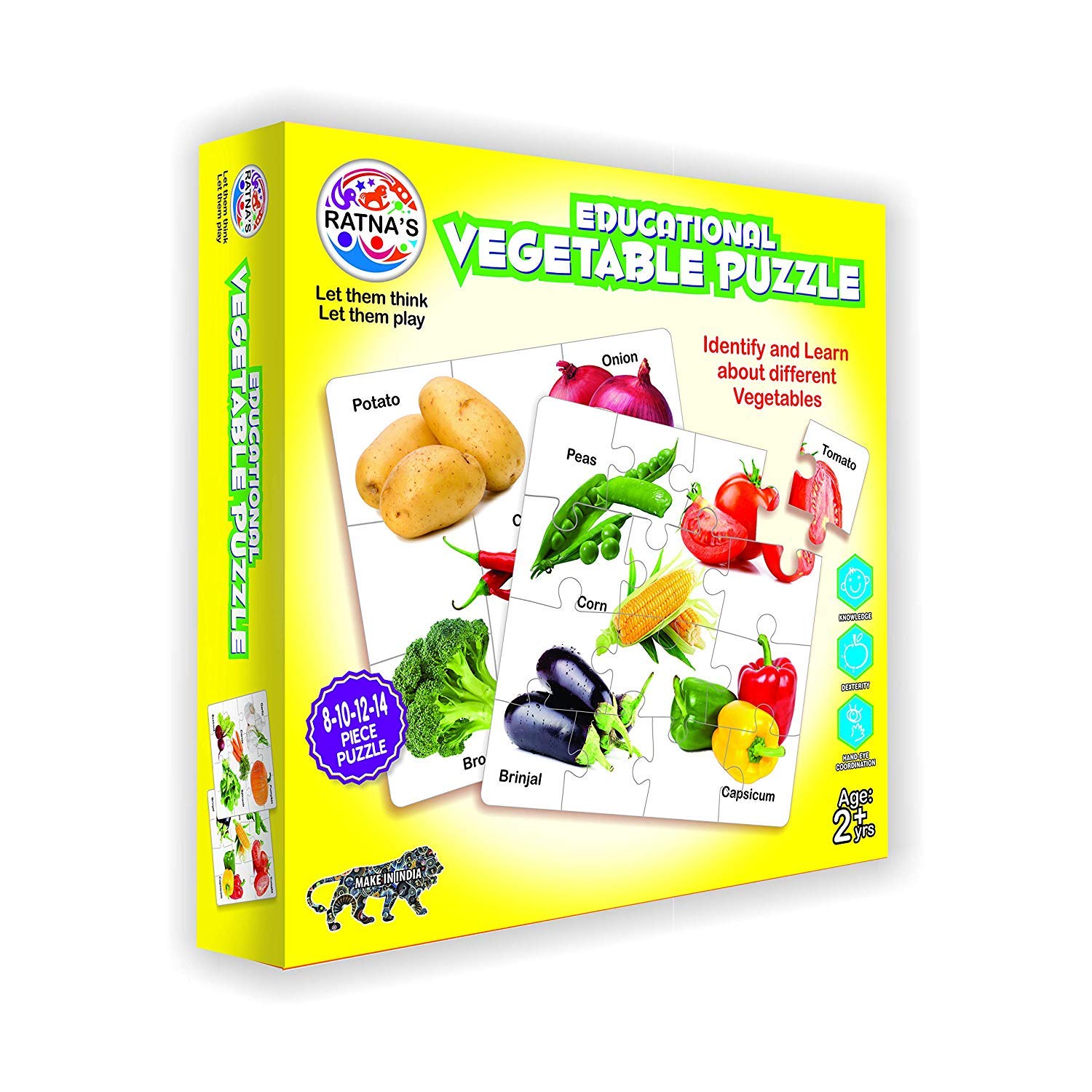 Ratnas Educational Vegetable Jigsaw Puzzle for Kids to Enhance Their Knowledge About Vegetable and Teach Your Kids About Vegetables. This is a 8-10-12-14 Pieces Puzzle (B075PJCXPJ) Amazon Price History, Amazon Price Tracker