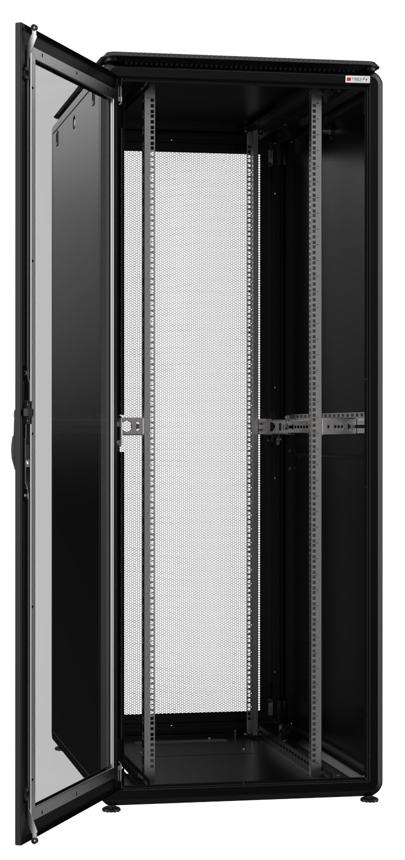 Techly Professional 365023 Armadio Server Rack 19" 800x1000 26 unità Nero Serie Evolution Nero
