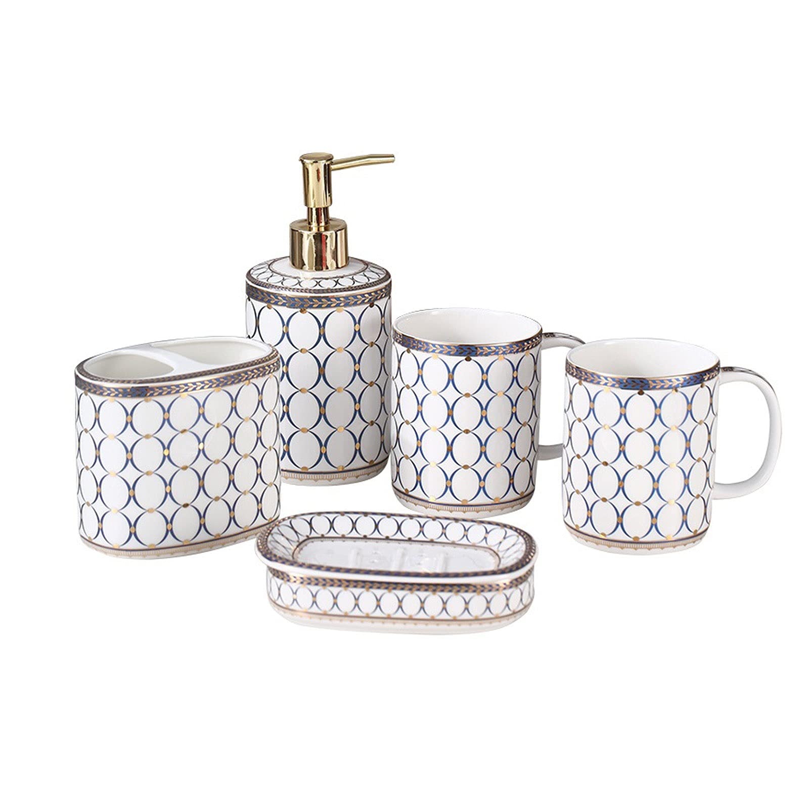Zestaw 5-częściowy i zestaw 6-częściowy Ceramiczna kuchnia, do domowej łazienki hotelowej, kuchennej