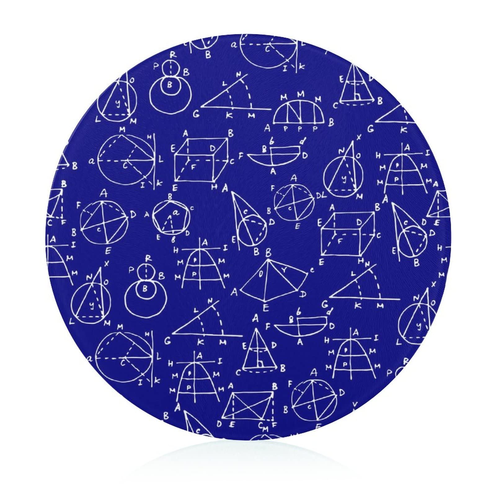 Planche en verre trempé mathématique 20 cm pour protéger le plan de travail