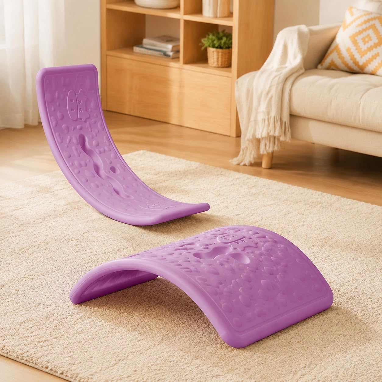 Tab de Equilibrio Curva HDPE, Antidlizante con Frenos, Grande para Niños 3-6 Años, Entrenamiento de y Concentración