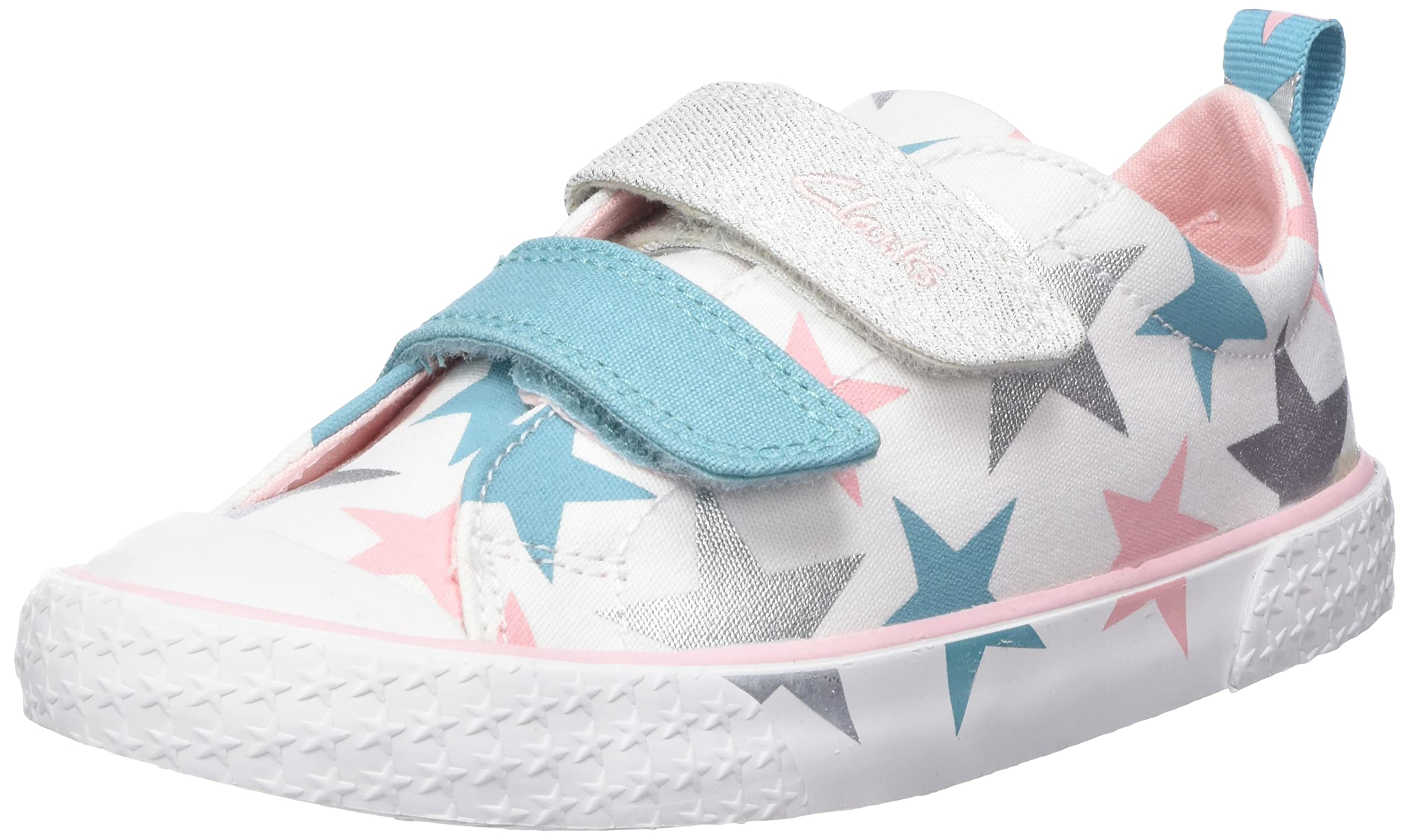 Clarks Foxing Lo K., Sneaker, Cotton Combi,