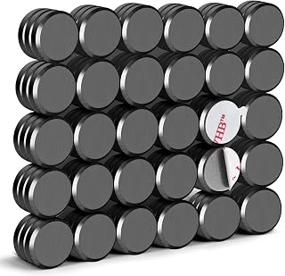 DIYMAG Strong Adhesive Magnets, 90pcs 0.7x0.12in Fridge Magnet