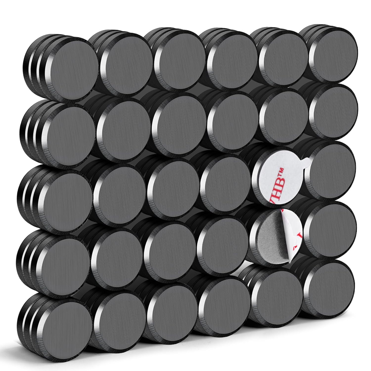 DIYMAG Strong Adhesive Magnets, 90pcs 0.7x0.12in Fridge Magnet