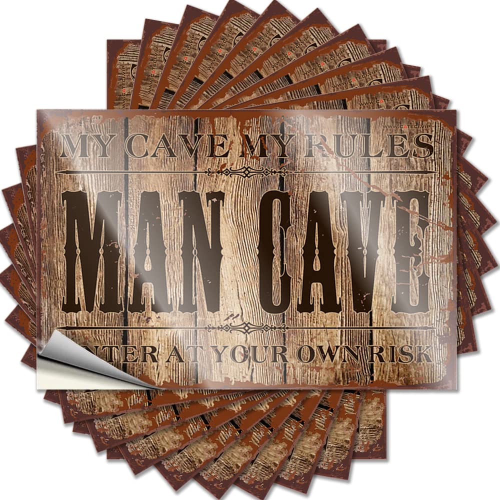 Wrning Enter At Your Own Risk Cool Bathroom Stuff Vintage - Sticker Waterproof Waterproof Decal(12X18CM)