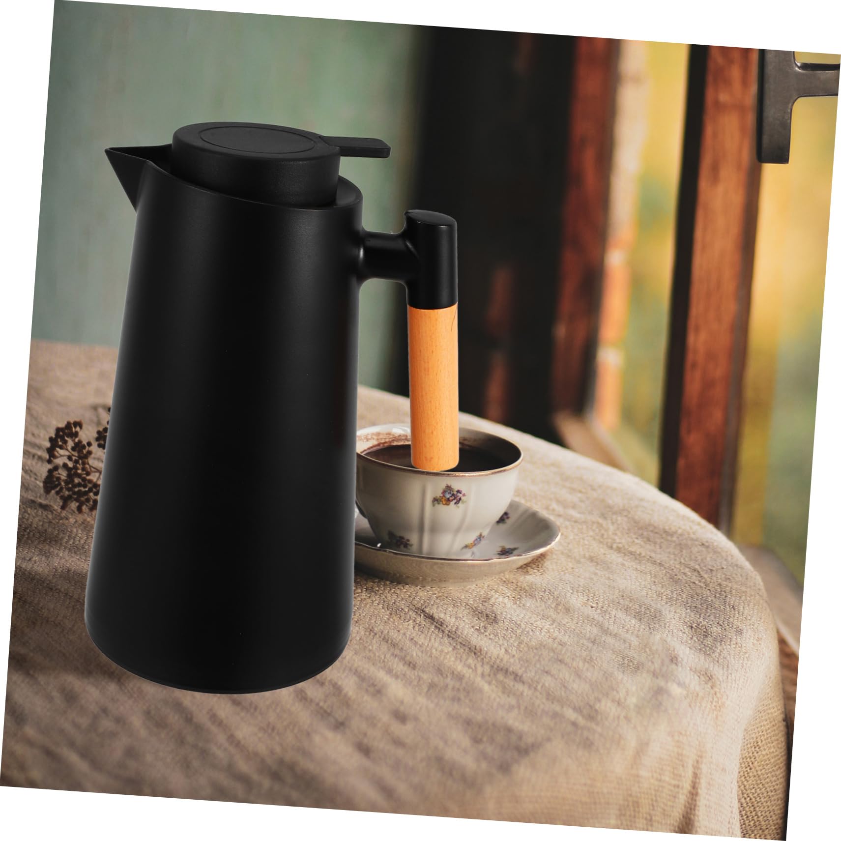 Vakuumisolierte Kaffeekanne Thermoskanne mit Deckel Robuste Wasserflasche für Heißgetränke und Kalte Getränke für Zuhause und Büro