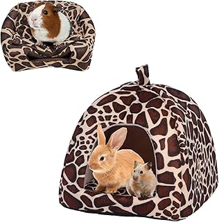 Norhogo Meerschweinchenbett, Kaninchen höhle, Kuschelsack Meerschweinchen Höhle, Meerschweinchen Bett, Winter Gemütliches Kleintierbetten, meerschweinchen höhle Für Zwergkaninchen/Chinchilla/Hamster product image