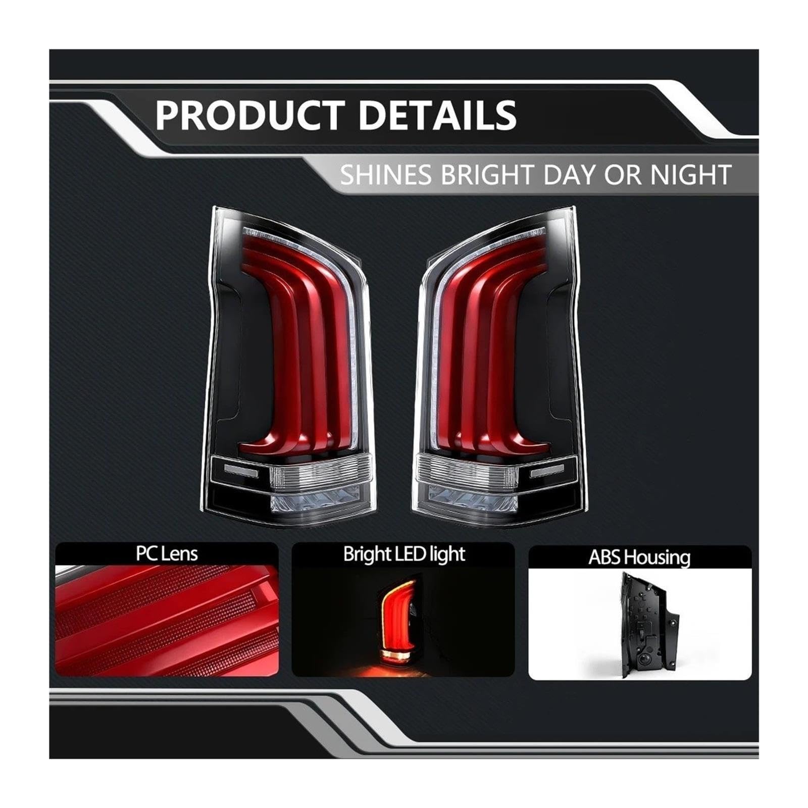 Luz Trasera Parada Para Benz para Vito W447 2015-2023