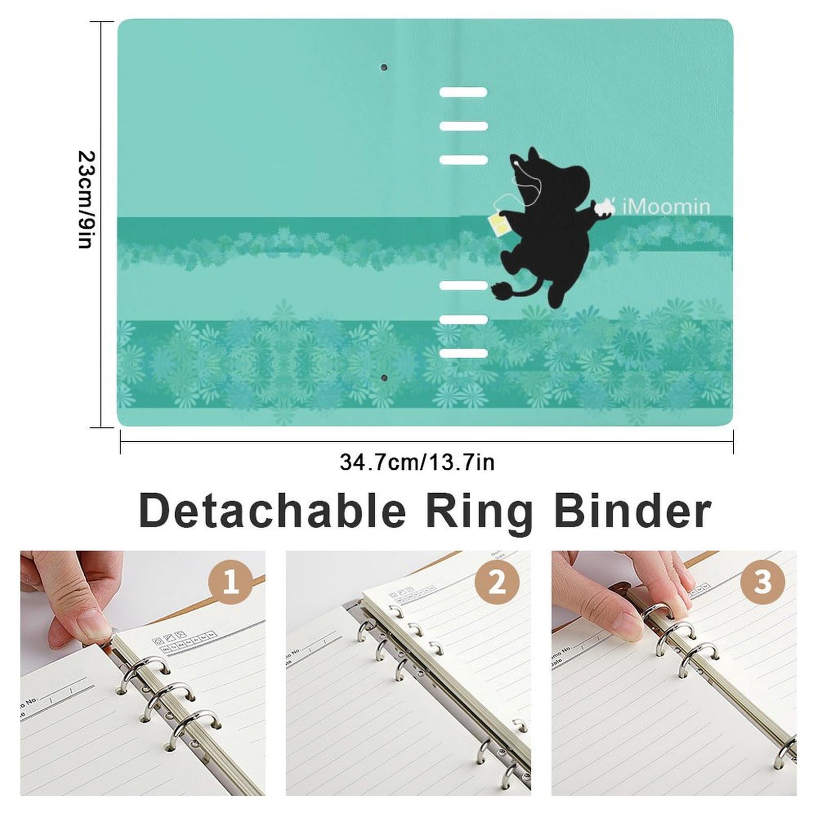 Amazon.co.jp: ムーミン（imoomin） ルーズリーフ バインダー A5 PU