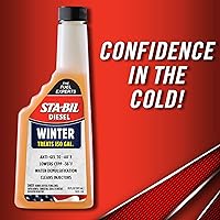 Vista 5 de STA-BIL Diesel Winter Anti-Gel - Evita la gelificación de combustible hasta -40 grados Fahrenheit - Limpia los inyectores - Trata 250 galones