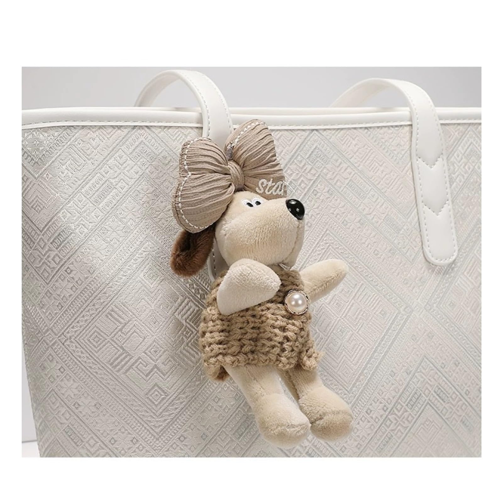 HJDMO Borsa in pelle da donna grande borsa a tracolla con tasche multiple chiusura a bottone magnetico borsa a mano design patchwork per spostamenti quotidiani