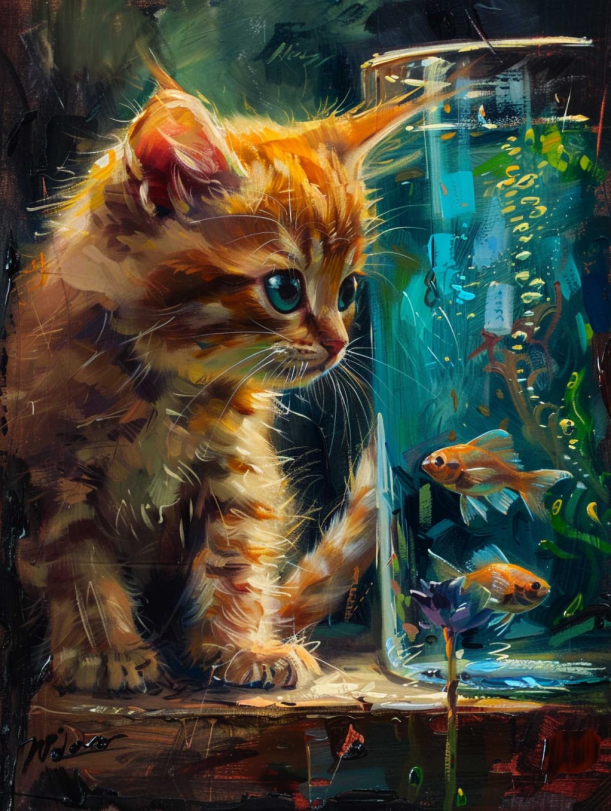 Canevas loquet crochet chaton 31x45in pour évacuer le stress des adultes