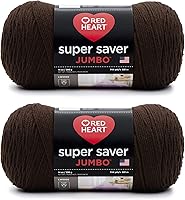 Vista 30 de Red Heart Super Saver - Ovillo de lana jumbo, color blanco suave, 2 unidades (paquete de 1)