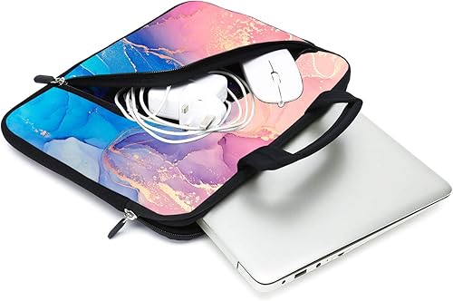 Miniatura 4 de Funda protectora para laptop de 11.6, 12 y 12.1 pulgadas, funda protectora de neopreno, funda para tablet, maletín para cuaderno con asa, bolsillos
