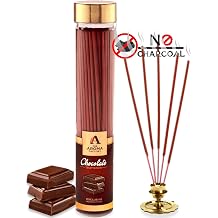 The Aroma Factory Chocolate Temptation Charcoal Free Incense Stick, Scented Agarbatti, 100% Herbal Premium Aromatherapy, Meditation Prayer Relaxation, Crafted for Luxury Seekers 100g