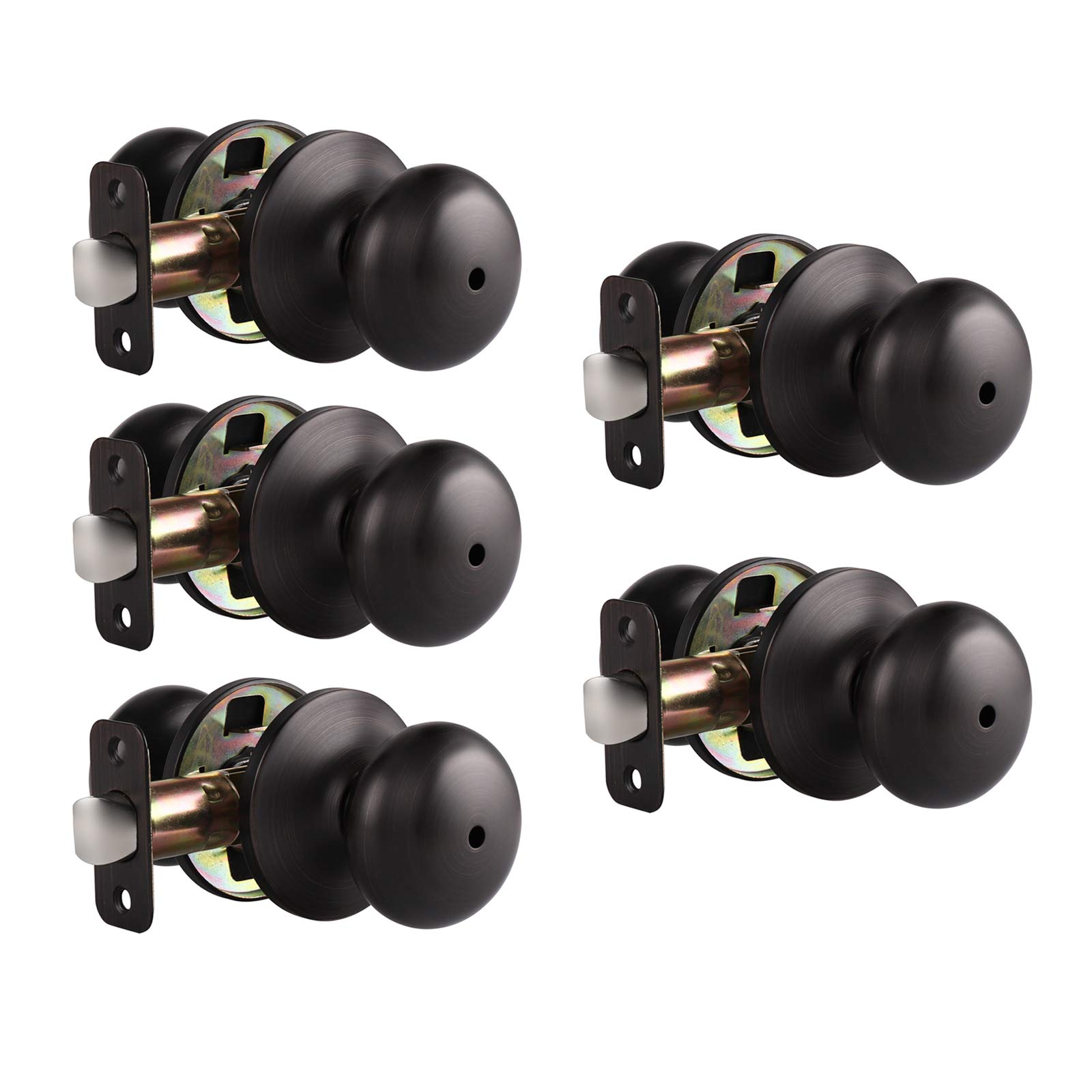 Probrico Privacy Door Knobs - Keyless & Stainless Steel -12
