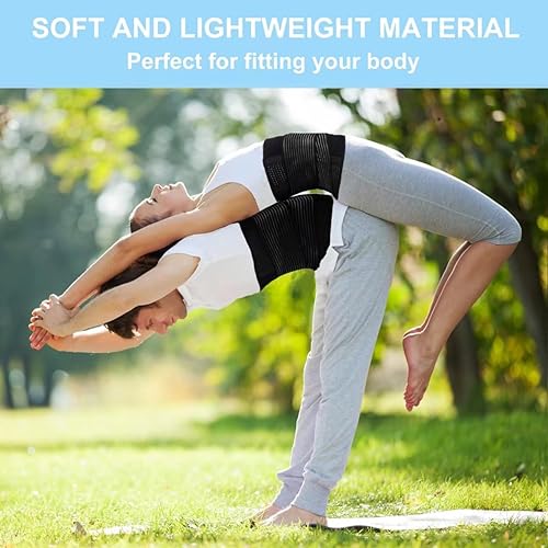 Miniatura 4 de Soporte de espalda para mujeres y hombres, cinturón de apoyo para aliviar el dolor de espalda baja, soporte de espalda baja con 8 huesos reforzados,