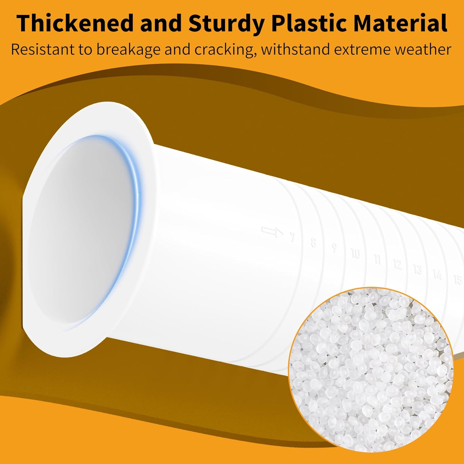 LBG Products Mini Split Cover Wall Sleeve for Air Conditioner Line Set Covers, AC Sleeve Through Wall for Outside Units, Mini Split Line Set Cover for Air Conditioning Systems, Pipe Accessories