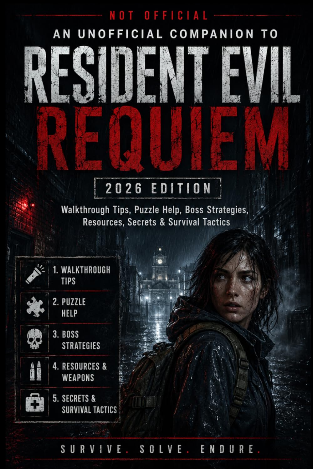 An Unofficial Companion to Resident Evil Requiem: Walkthrough Tips, Puzzle Help, Boss Strategies, Resources, Secrets & Survival Tactics