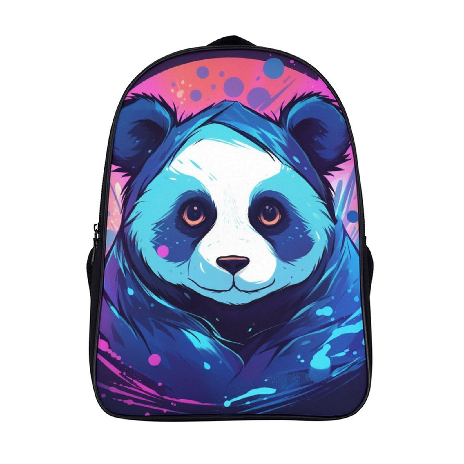 Mochila de panda escolar infantil con protector de lluvia y arnés pectoral 7