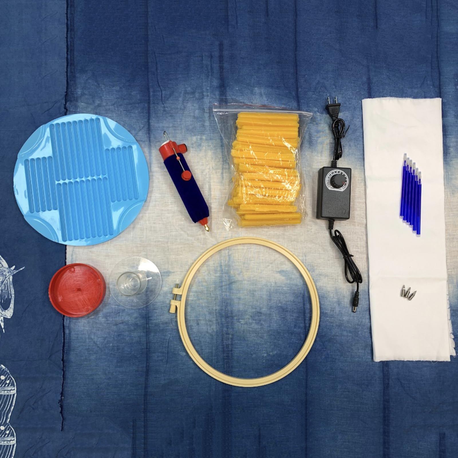 Kistka eléctrico de cera para trazos perfectos en batik