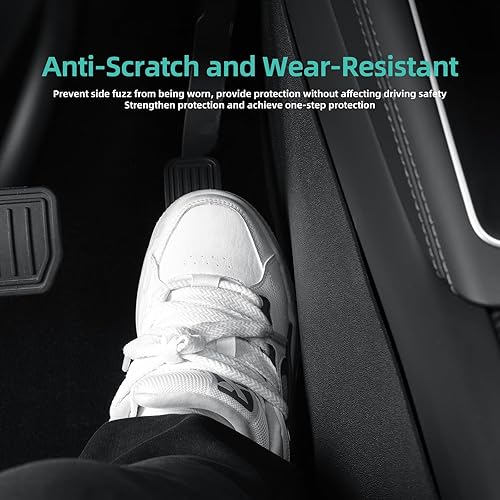 Miniatura 6 de Alfombrillas antipatadas para consola central modelo Y Juniper 2025 2026, 5 unidades, TPE impermeable, resistente a los arañazos, cubierta