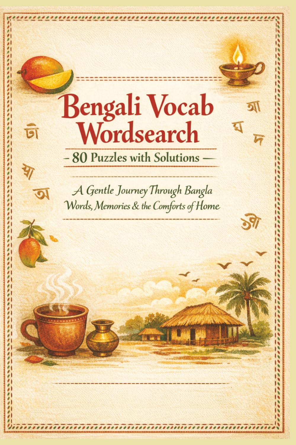 Bengali Vocab Wordsearch 80 Puzzles with Solutions: A Gentle Journey Through Bangla Words, Memories & the Comforts of Home (Rohim's Royal Bengal Puzzlers)
