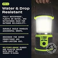 Vista 4 de USB Rechargeable Camping Lantern, 400 Lumens LED Lantern, Hanging Tent Lamp, 6000mAh Power Bank, 200 Hour, 6 Modes, for Outdoors & Emergency