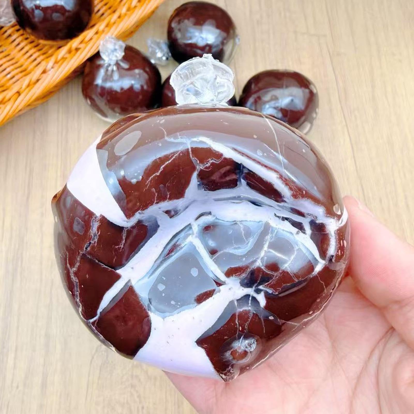 Squeeze , Rebound Wax Coating, 6x6cm, Chocolate Squishy Toy, Sensory Squeeze Toy, Crispy Texture Design - Image 6