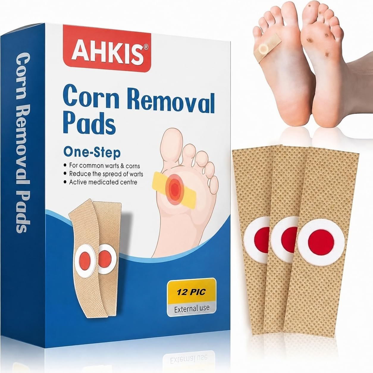 Corn Cap | Corn Remover for Feet | Corn Caps for Foot Female | Bandage Tape | Foot Corn Remover | Corn Pads for Feet | Corn Tape for Foot | Fast & Effective Corn Removal-image-28