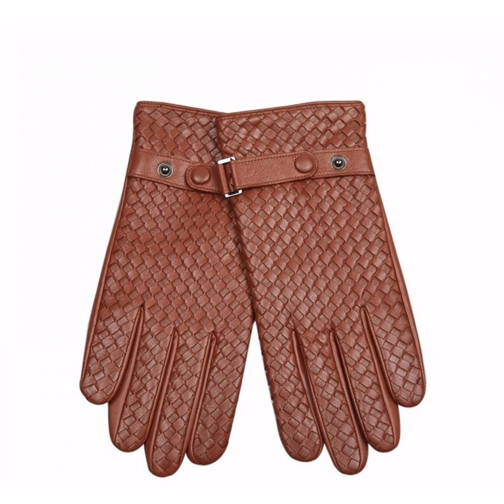 Guantes de motocicletaGuantes de cuero para hombre Guantes de cuero de muñeca sólida Guantes de cuero para hombre Guantes cálidos de invierno para conducir