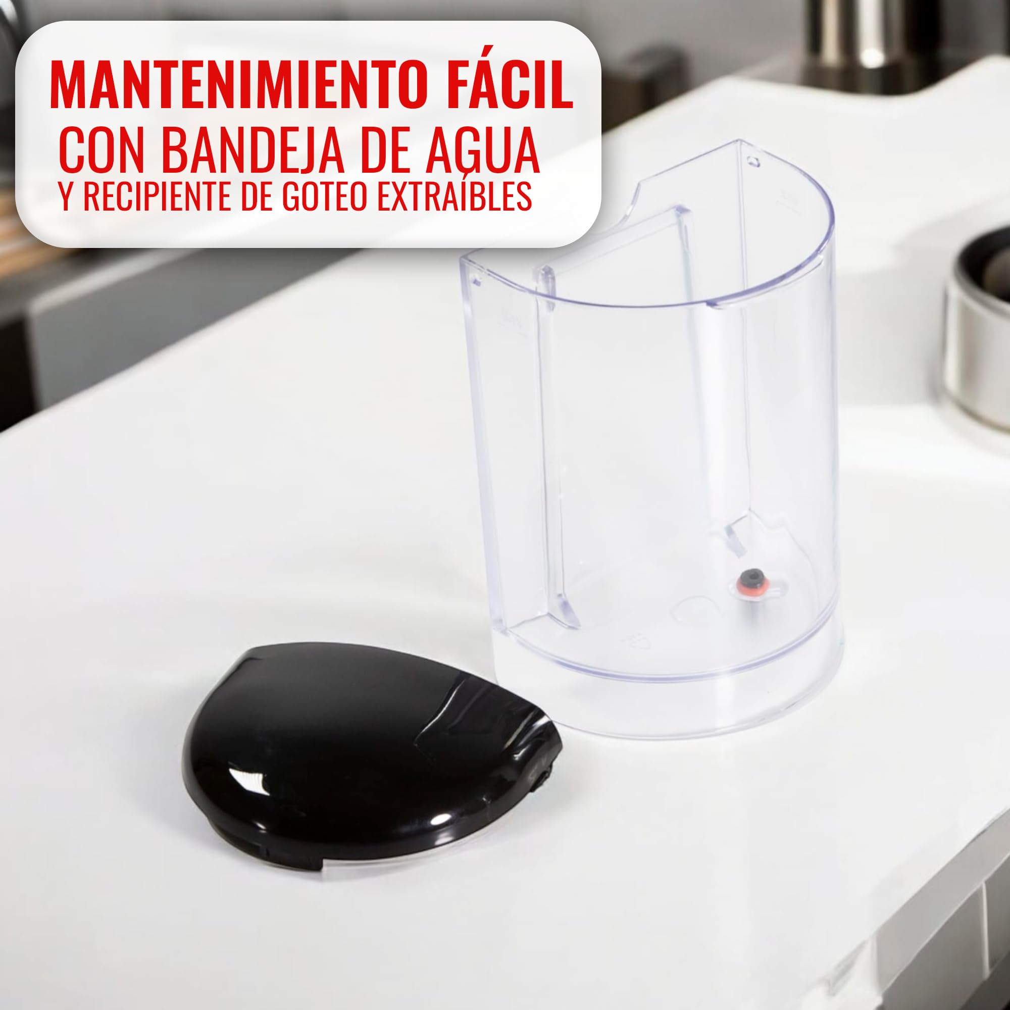 SOGO CAFETERA EXPRESO 3 EN 1 | Adaptadores para Cápsulas NESPRESSO®, DOLCE GUSTO®, STARBUCKS® | Café Molido, Monodosis, Té | Presión de 19 Bar | Tamaño Compacto (SS-5675) (Blanco)