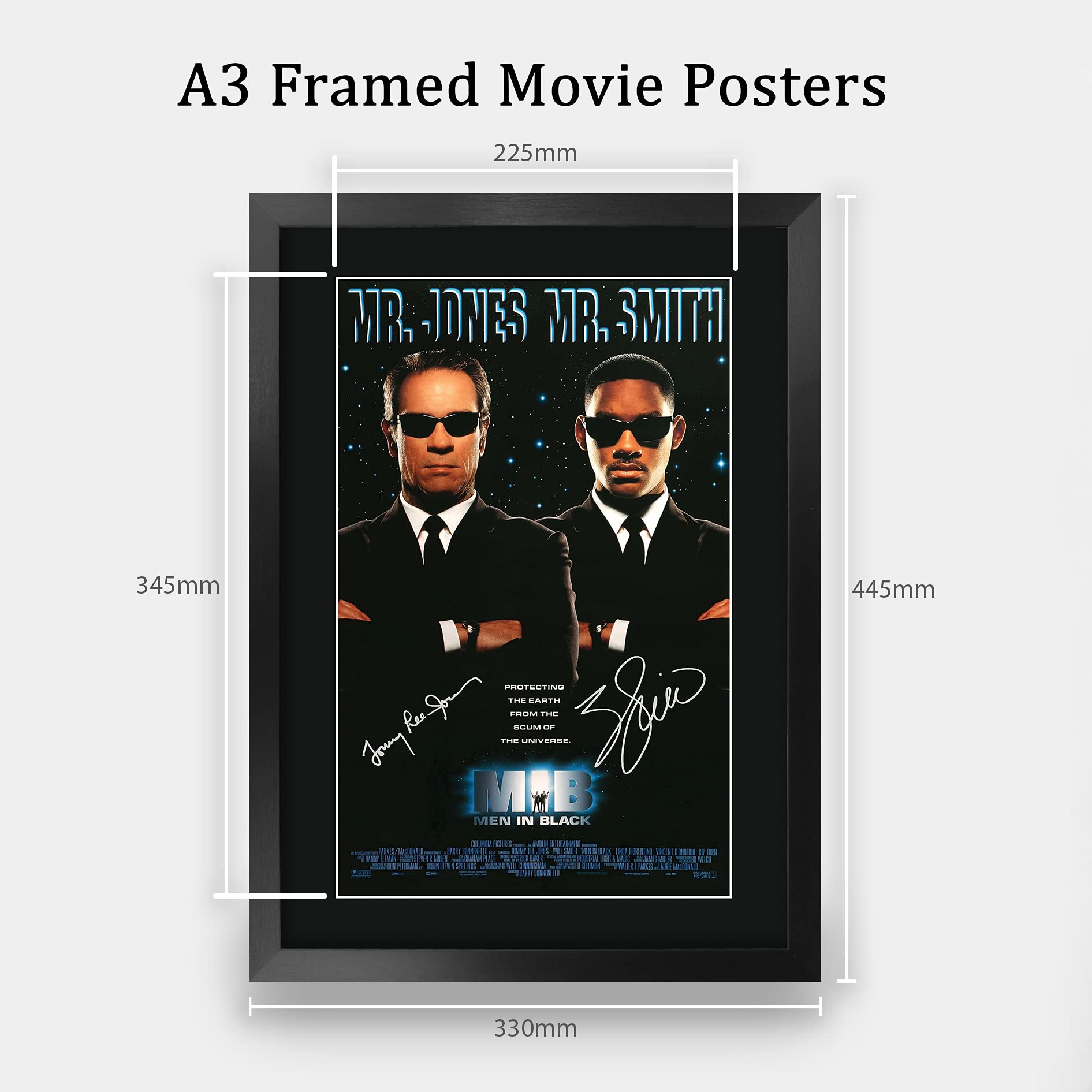 Poster Ghostbusters Incorniciato A3 Con Autografi - Stampa Da Collezione Per Appassionati Cinema - Foto 4