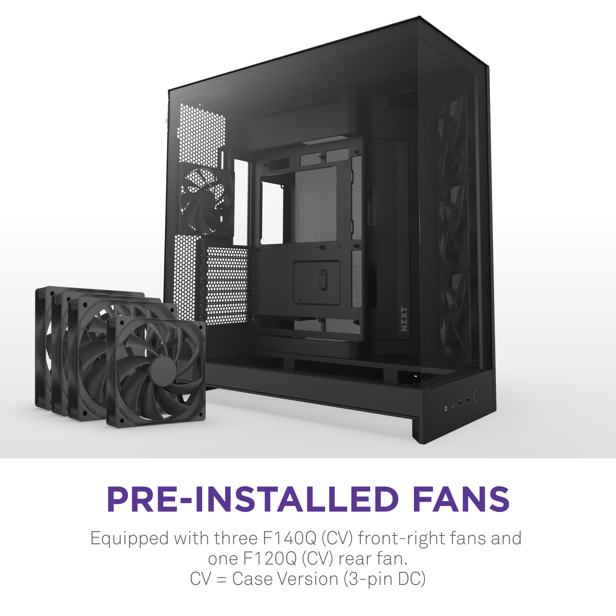 新品未開封　NZXT Flow h9 黒 NZXT H9 Flow RGB (2025) - Black 大型デュアルチャンバー構造