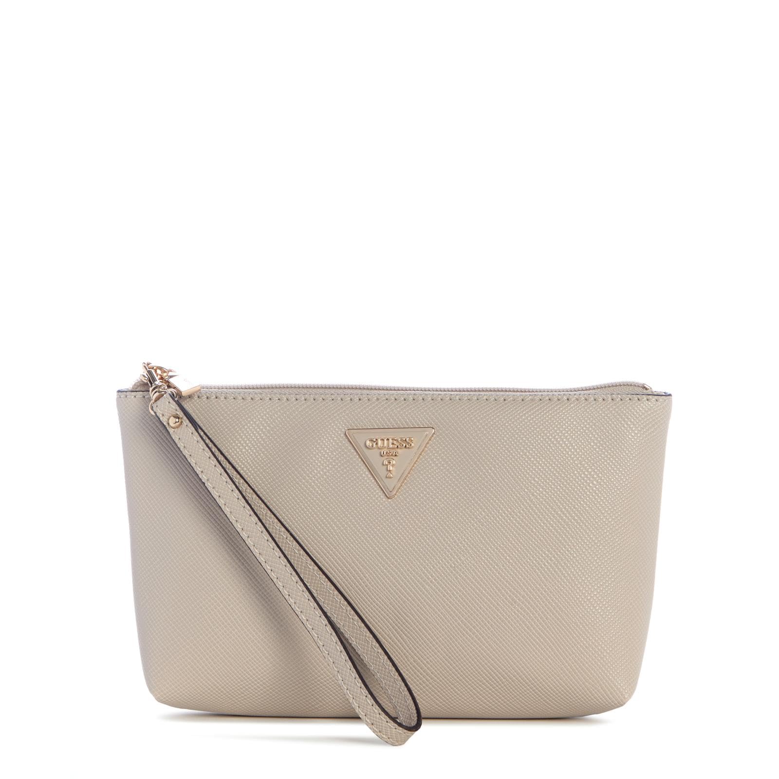 GUESS LAUREL II SLG WRISTLET POUCH WOMAN PORTFEL LIGHT KAWA ZG7459145-TAU