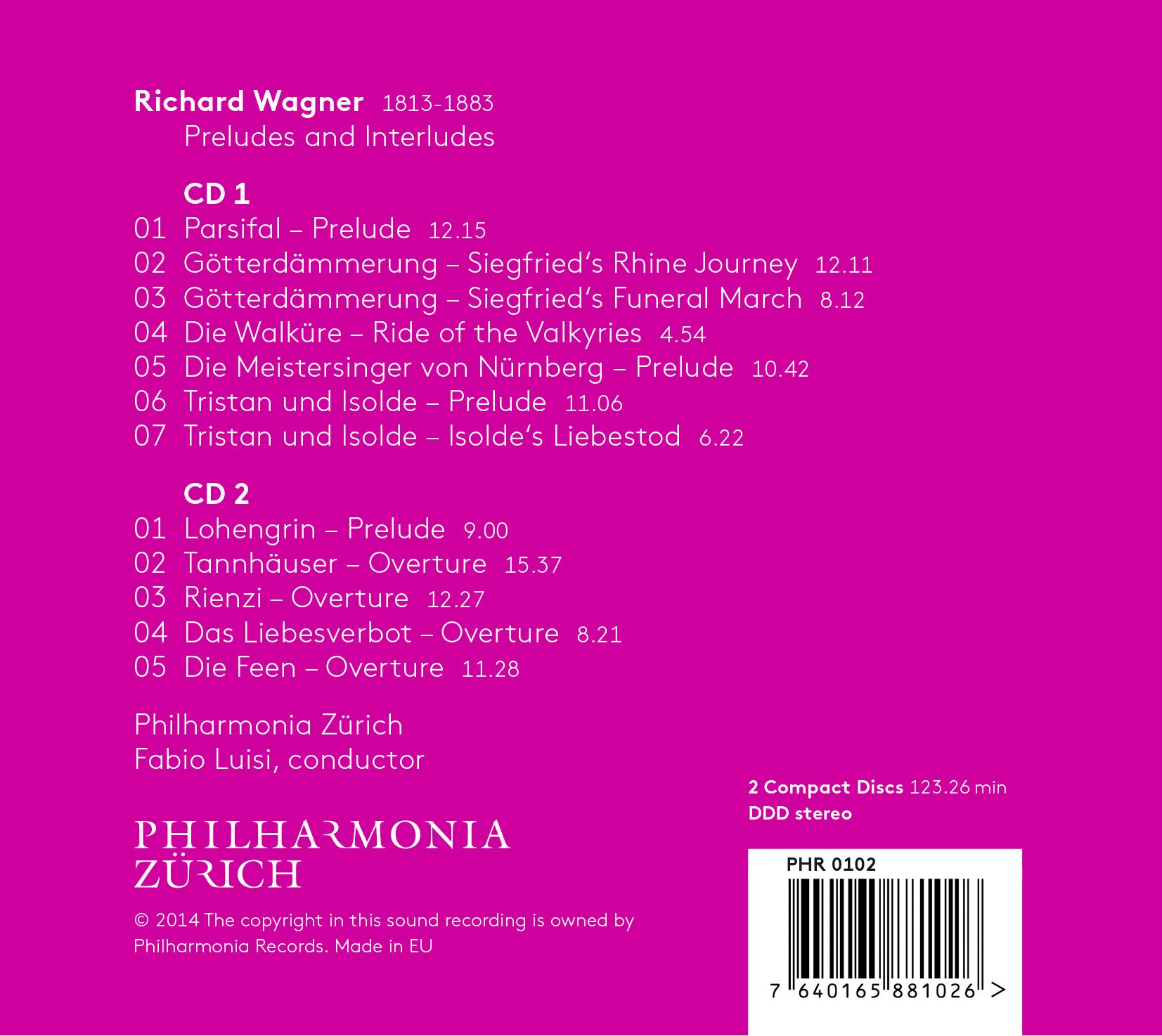 Wagner/ Preludes and Interludes