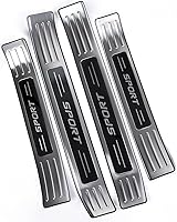 Vista 7 de para Toyota Highlander 2025 2024 2023 2022 2021 2020 Protector de umbral de puerta, Premium 304 Acero inoxidable Protector de entrada de puerta