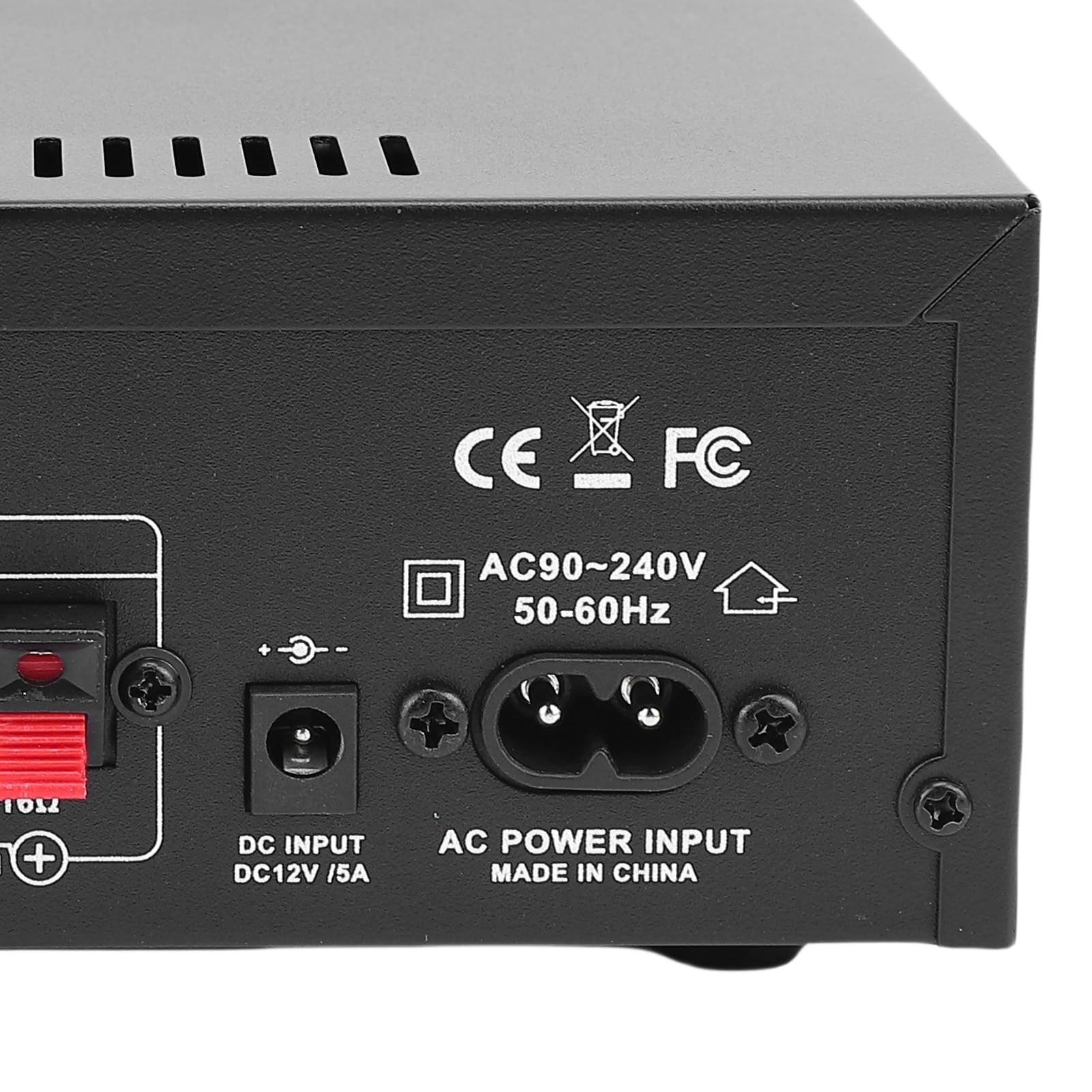 Amplificatore Stereo Audio 2.0, Ricevitore da 400W di Picco | Amplificatore Bluetooth con USB, scheda di memoria, AUX, ingresso microfono, per sistema di altoparlanti Home Theater