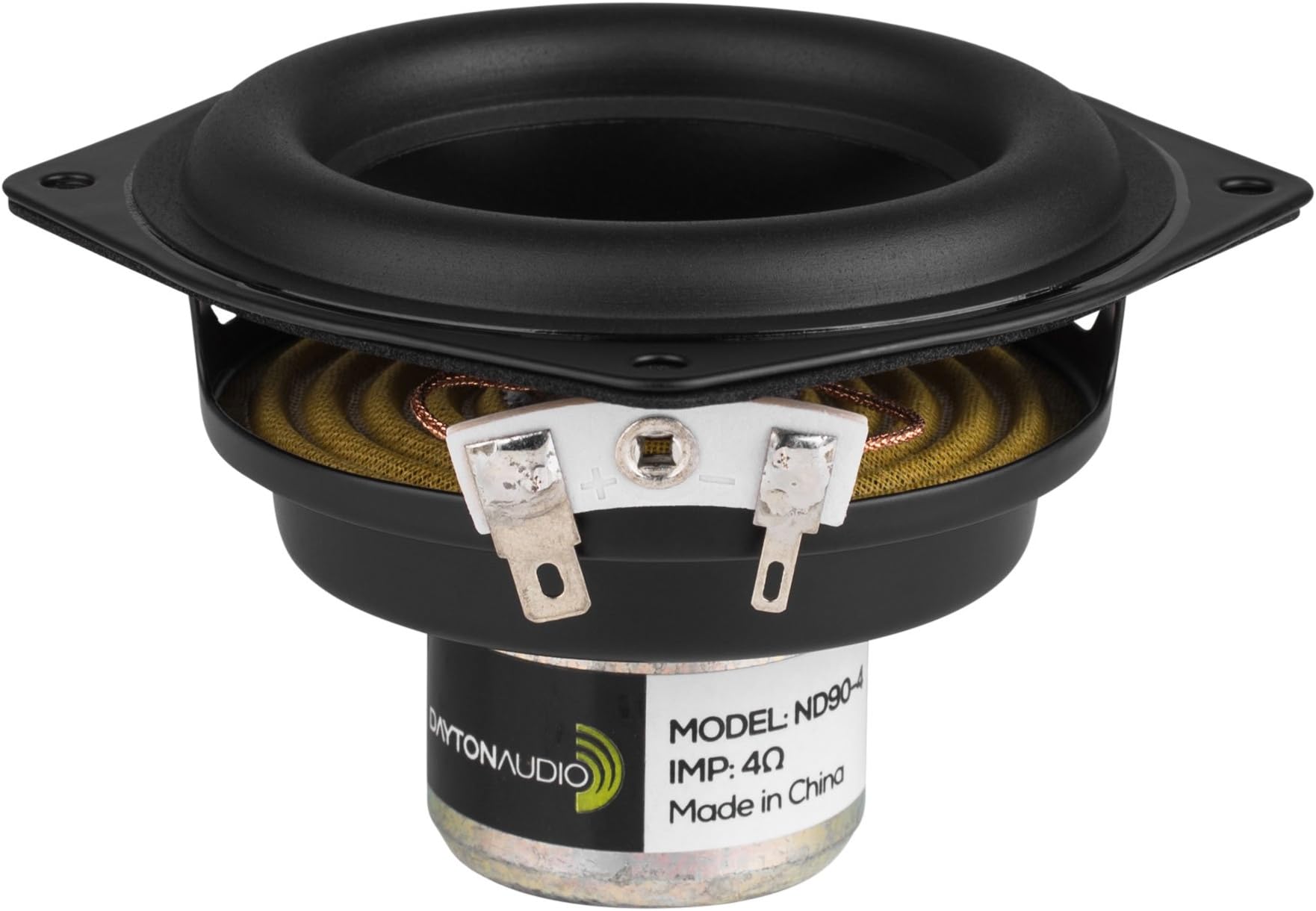 Dayton Audio ND90-4 3-1/2" Aluminum Cone Full-Range Driver 4 Ohm