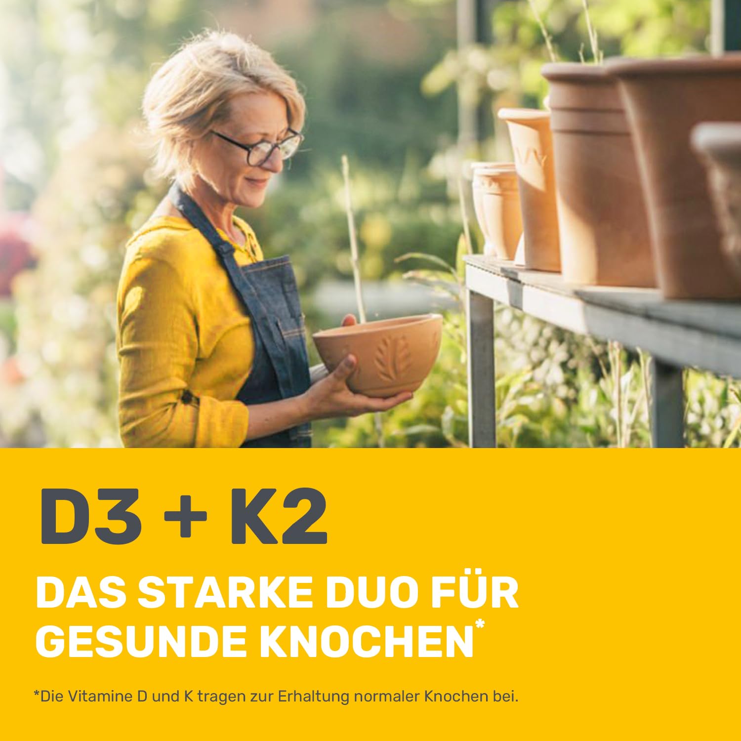 EUNOVA D3 + K2 DuoProtect – 1.000 I.E. Nahrungsergänzungsmittel zur normalen Funktion des Immunsystems & Erhaltung normaler Knochen 90 Kapseln (2 er Pack)