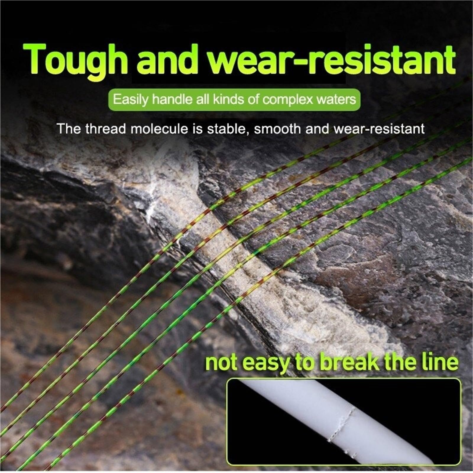 Filo da Pesca Lenza da pesca invisibile a punti 3000 m, monofilamento super resistente, rivestita in fluorocarbonio, lenza affondante in nylon