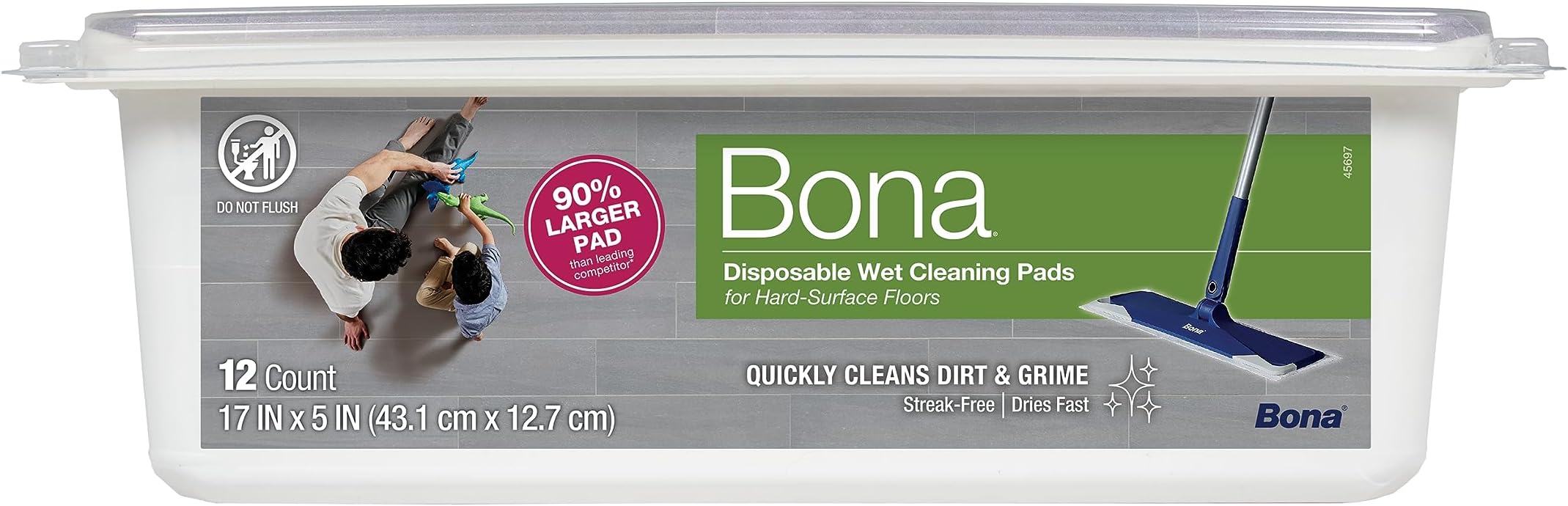 Bona Disposable Wet Cleaning Pad